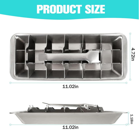 VBQFDPH stainless steel tray for easy dishwasher safe cleanup.