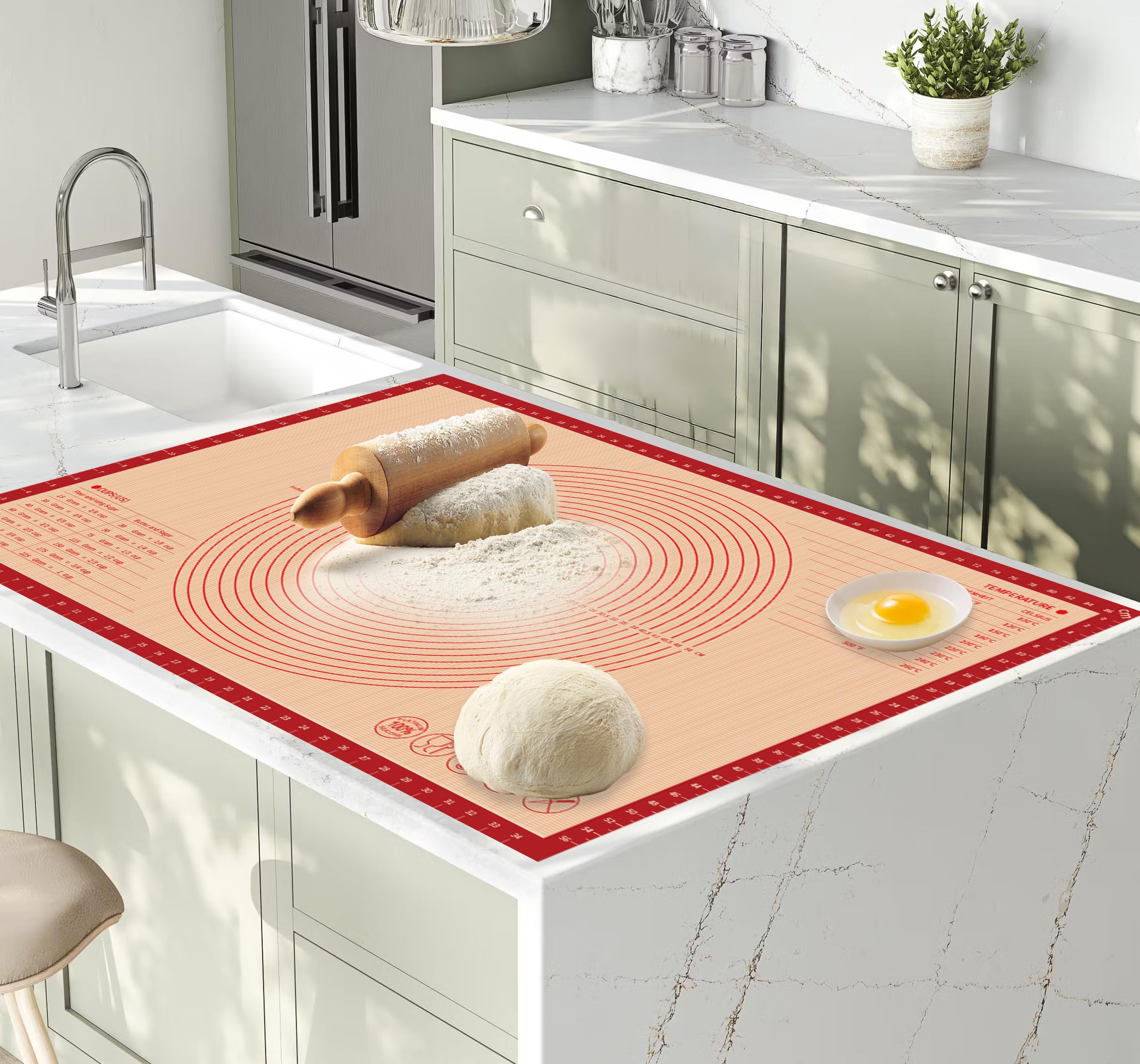VCHOMY non-slip backing keeps mat steady during use