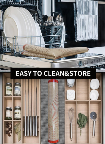 VCHOMY silicone surface cleans easily after baking sessions