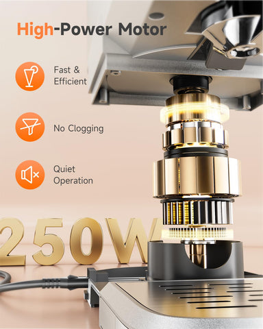 VCK cold press juicer 3-step assembly with dishwasher-safe parts