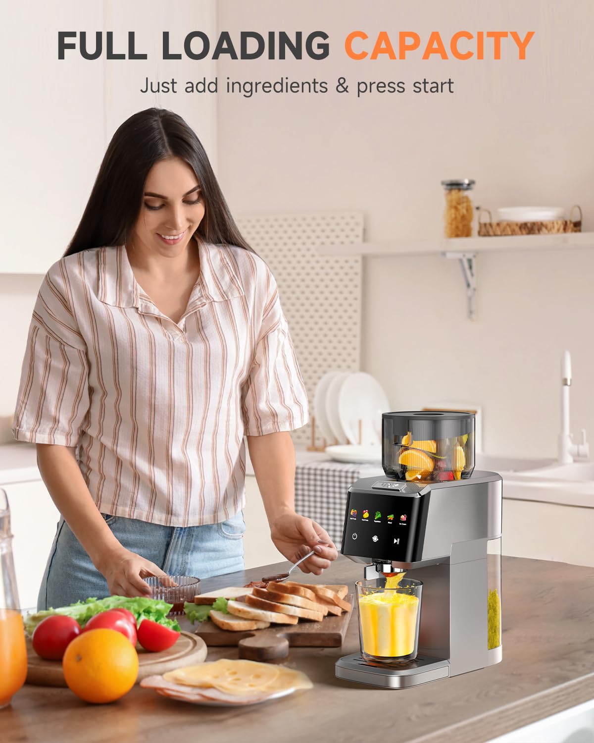 VCK juicer leakproof base prevents drips on the counter