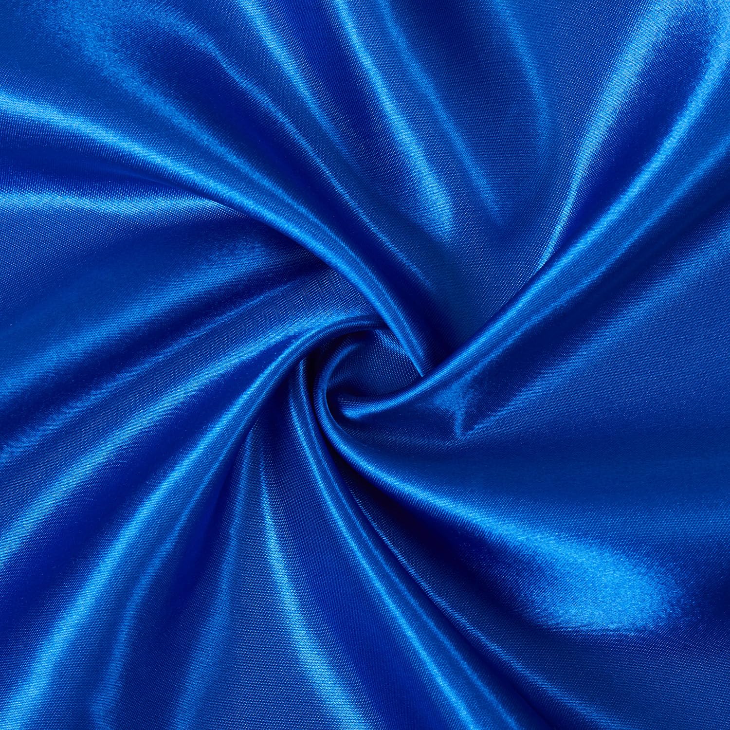 VCUSUELER royal blue satin table runner with durable polyester finish for reuse