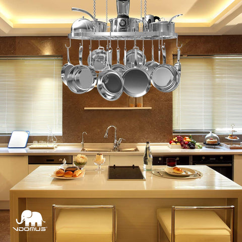 Vdomus hardware included for quick ceiling mounting and tool-free setup