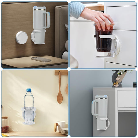 VEAQEE easy installation with adhesive or screws for flexible mounting.