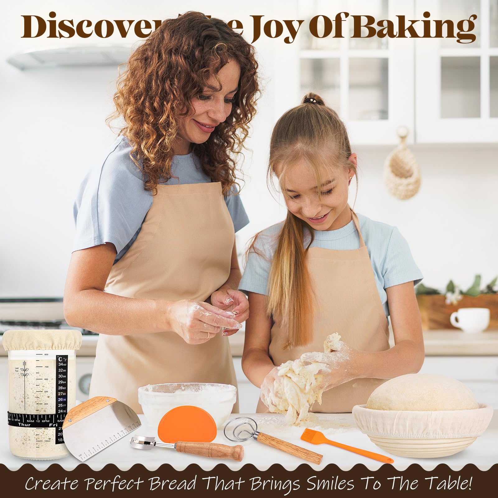 VEDALIO bread stencil adds professional markings to finished loaves.