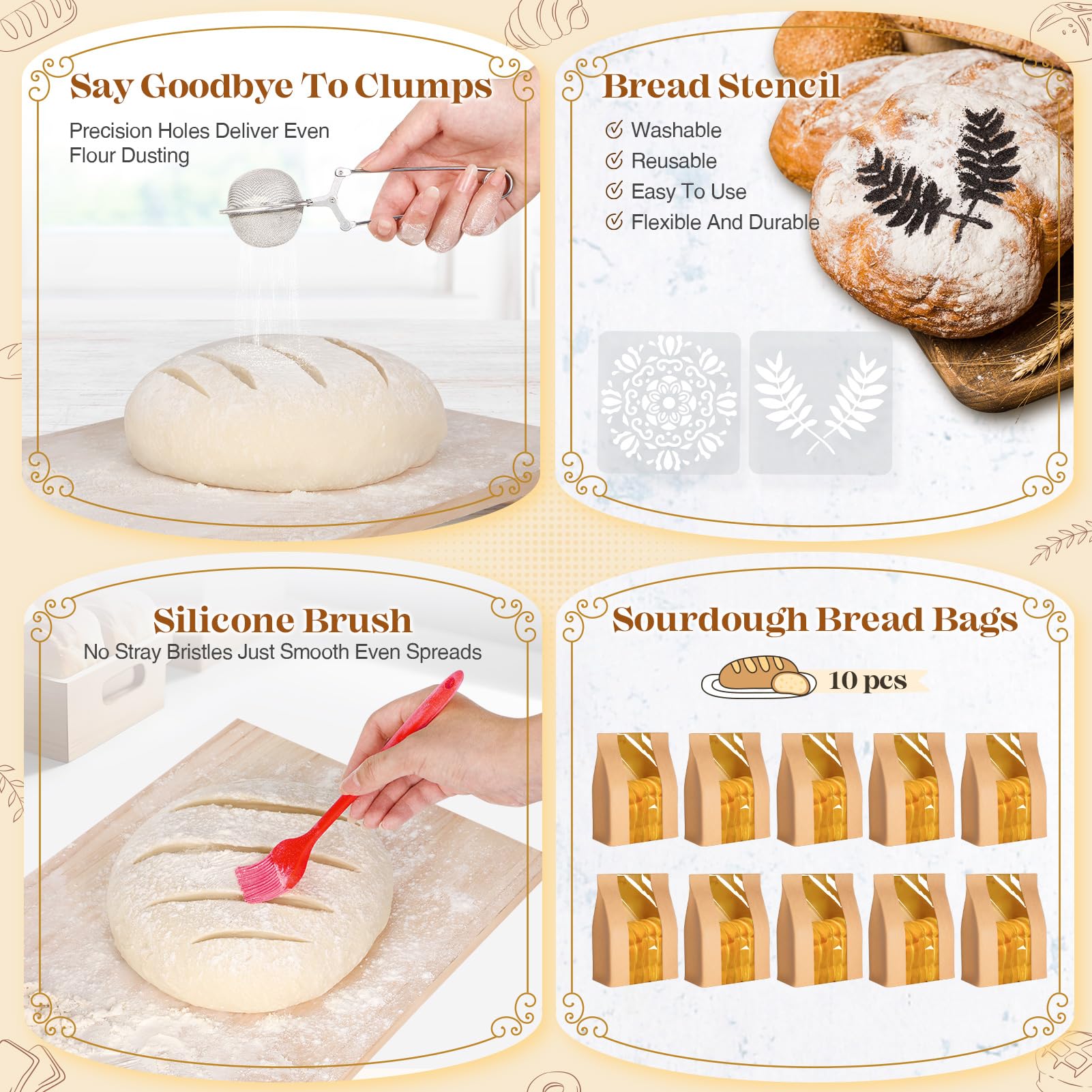 VEDALIO silicone spatula blends dough with gentle precision.