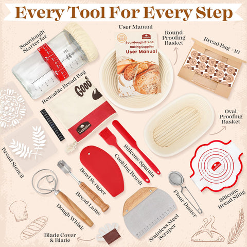 VEDALIO oval proofing basket yields bakery‑style loaves with defined pattern.