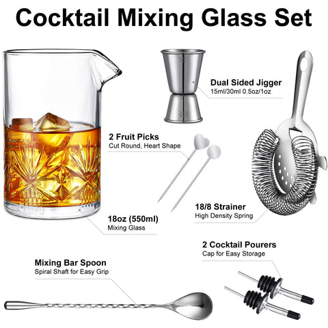 veecom double jigger measures 0.5/1 oz for accurate cocktails
