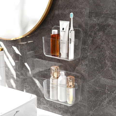 Veefos makeup storage keeps cosmetics upright and easy to grab