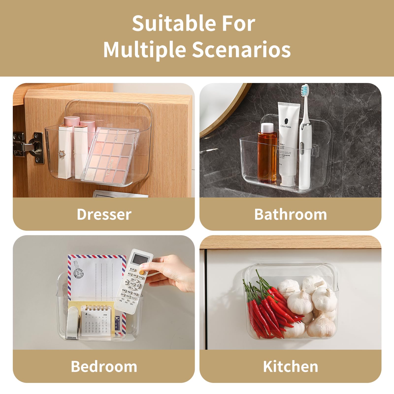 Veefos under sink setup keeps cleaning supplies tidy and reachable