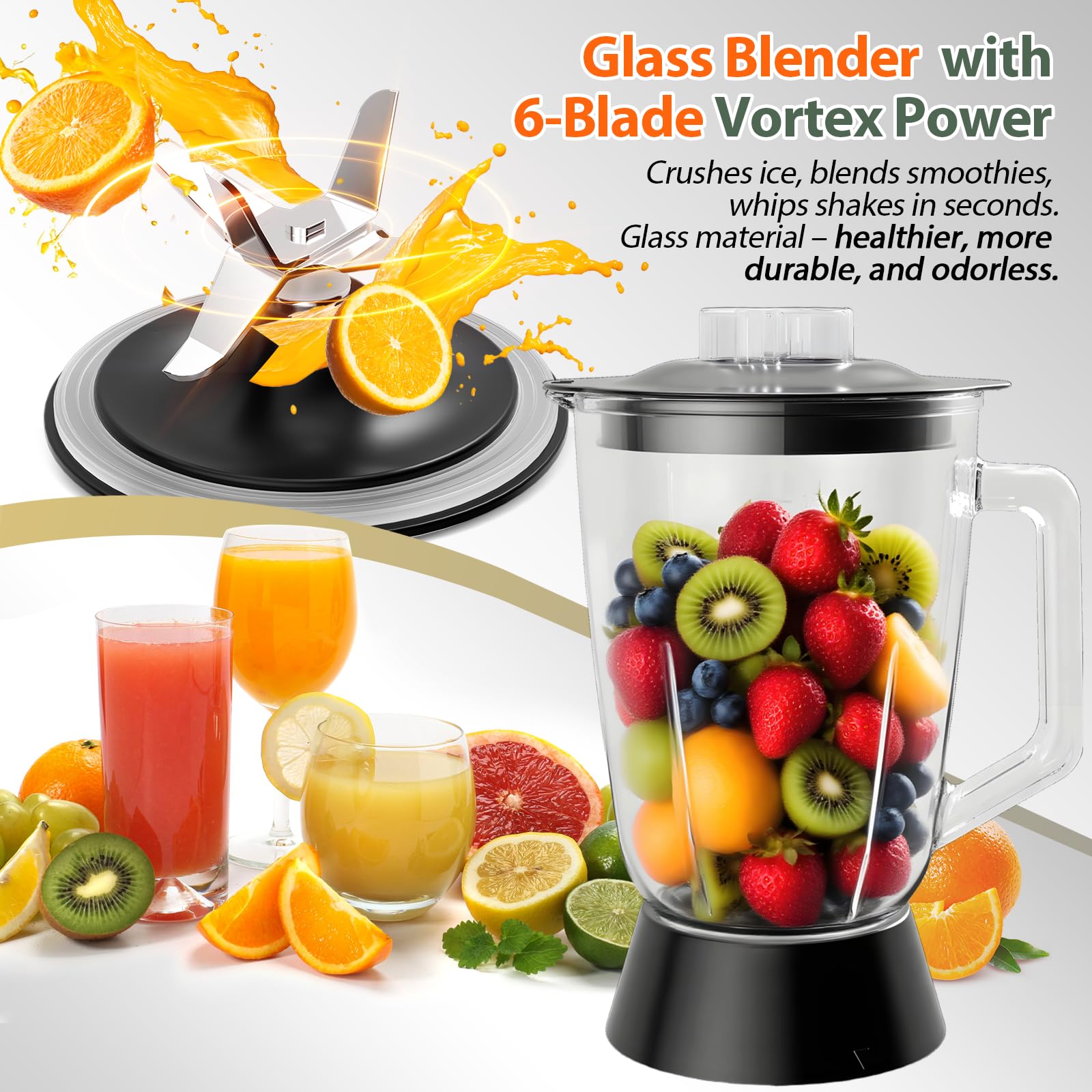 VegeNutrix 88 oz precision processor bowl handles chopping and shredding.