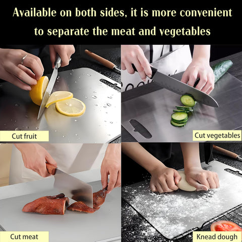 Vehequny cutting board is lightweight and easy to store in compact kitchens