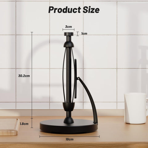 VEHHE kitchen and bathroom stand fits multiple roll sizes