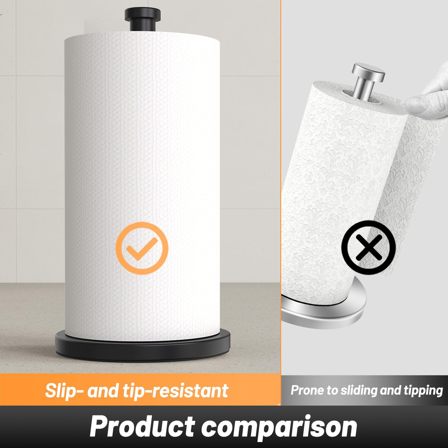 Durable steel construction withstands daily use and frequent cleaning.