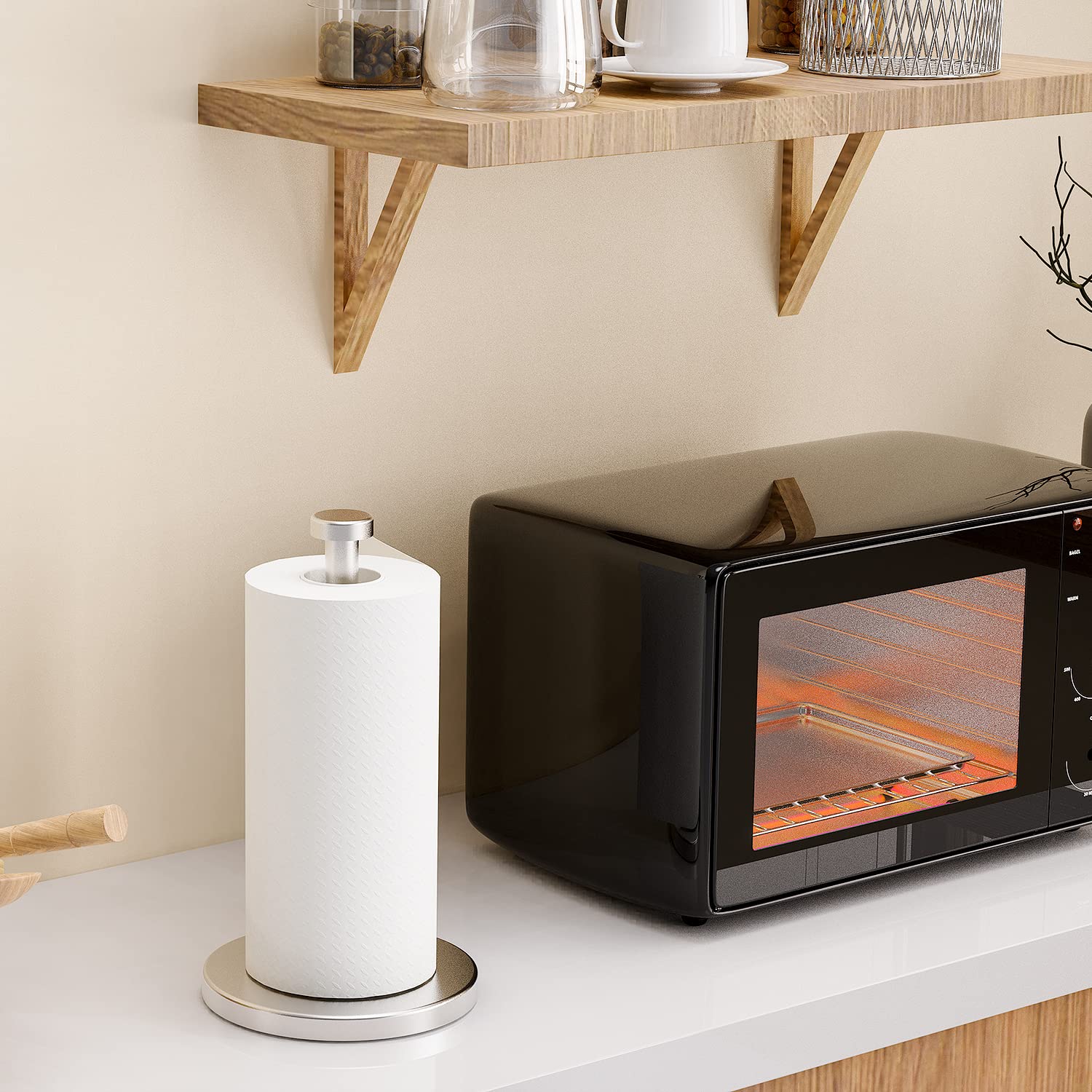Freestanding design lets you move it anywhere