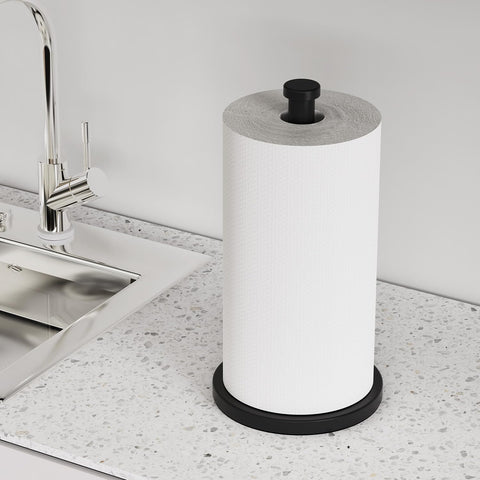 Stable in-use for quick tasks like drying hands or wiping spills.