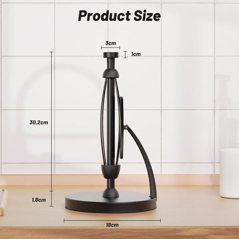 VEHHE paper towel holder in stainless steel for rust resistance and easy cleaning