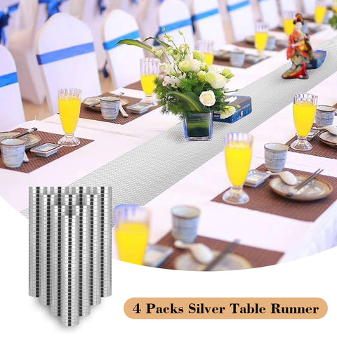 Vehipa birthday party setup uses 12x108 inch runner for a dramatic tablescape.