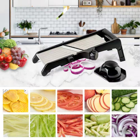 VEKAYA Mandoline food holder keeps vegetables steady during prep