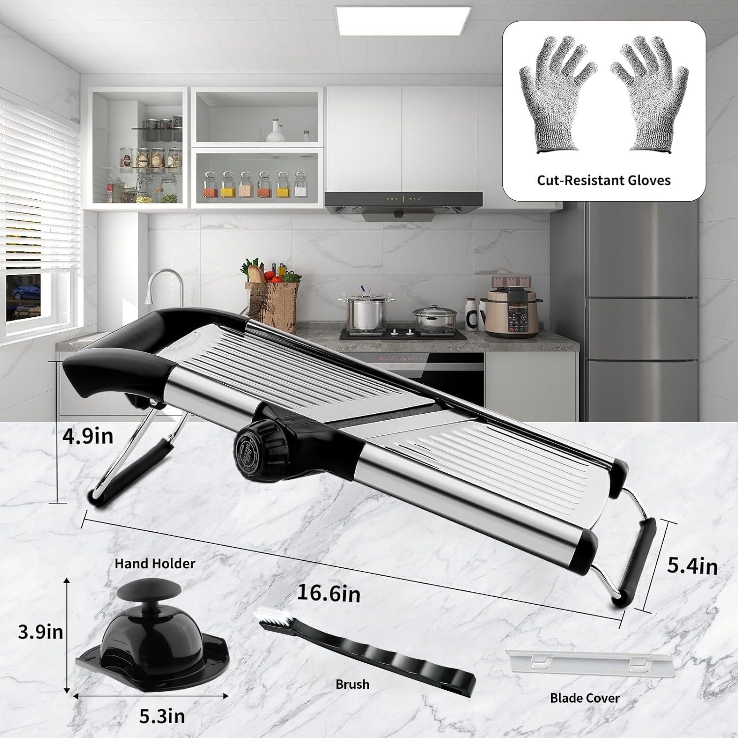 VEKAYA Mandoline Slicer gift pack suggesting a thoughtful kitchen gift
