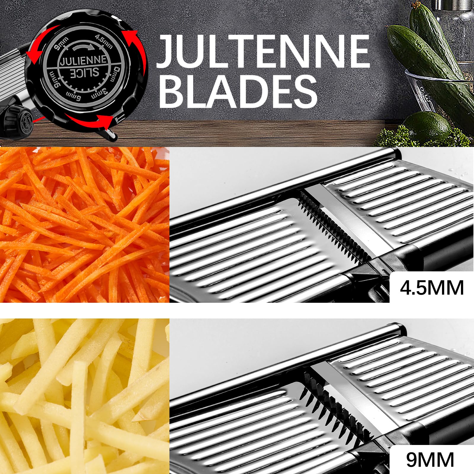 VEKAYA Mandoline Slicer safety hands gloves for secure handling