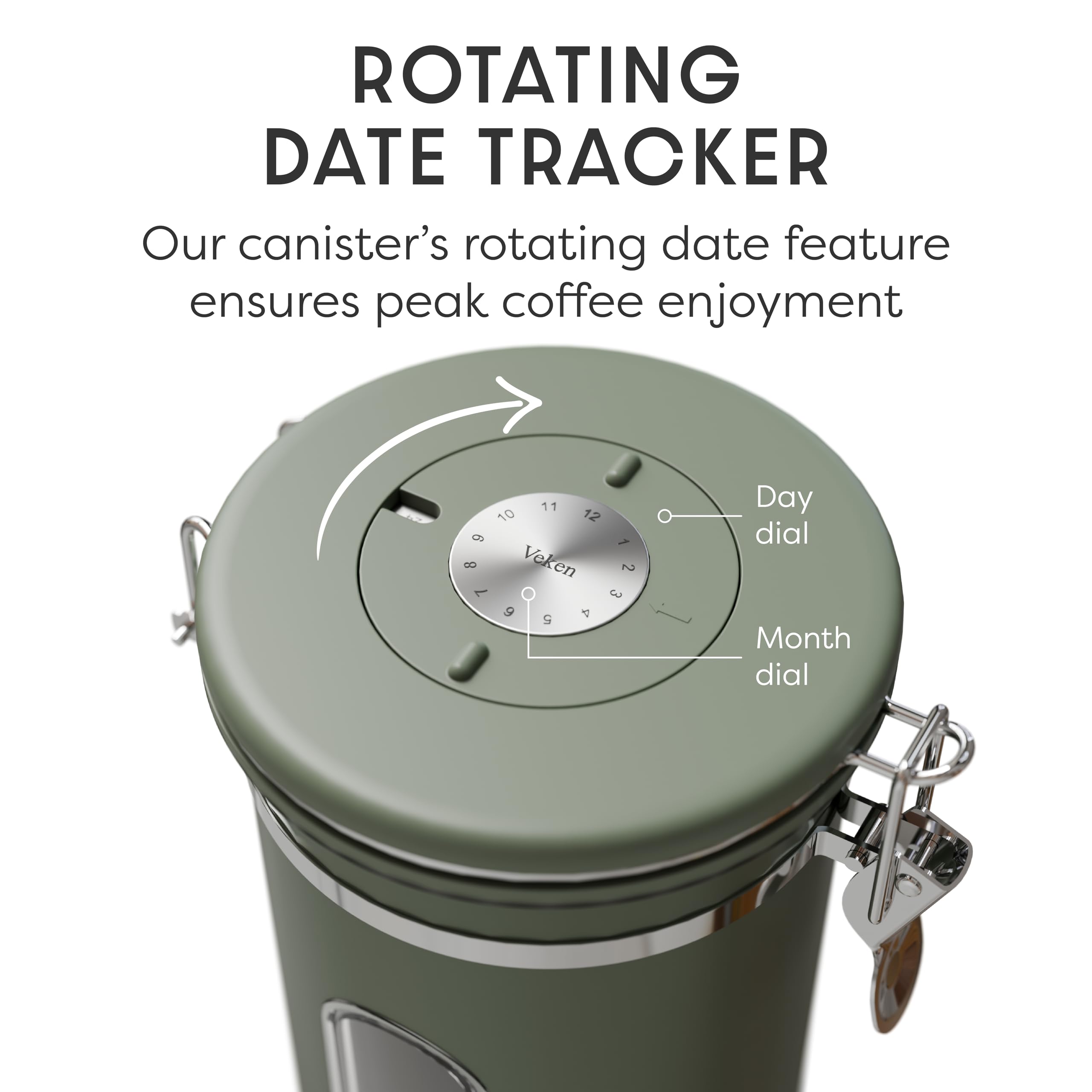 Free scoop attaches to hook for easy, mess-free scooping.