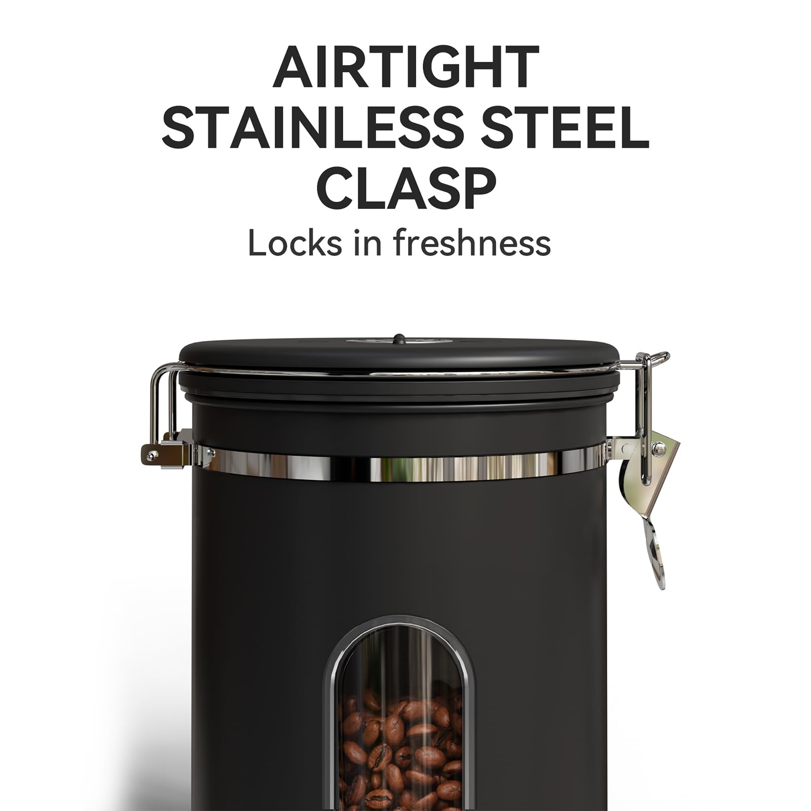 Veken stainless steel body preserves flavor with durable exterior.