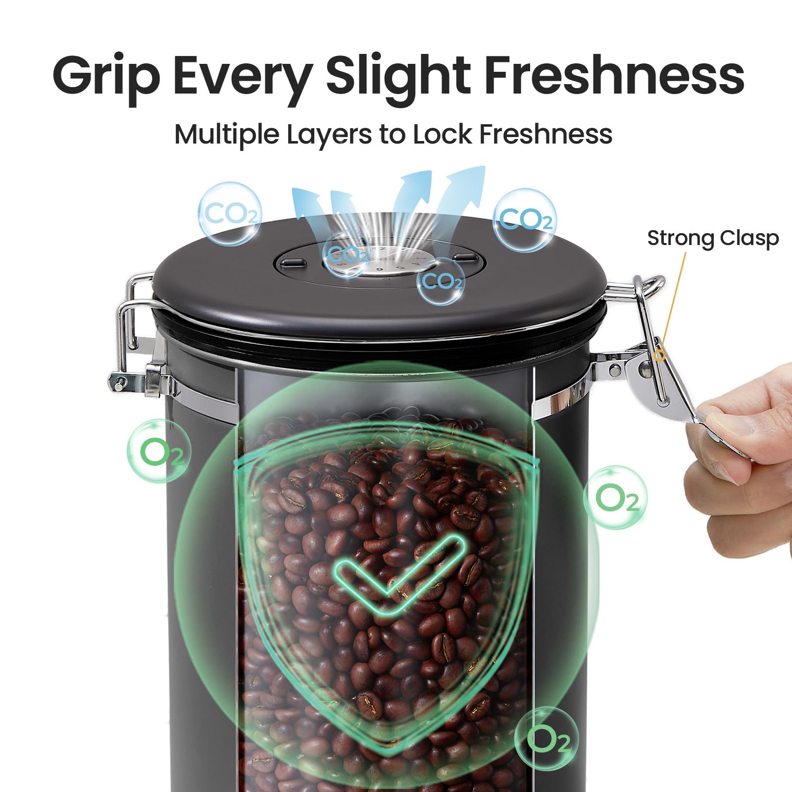 Window-free design keeps light out to help preserve aroma