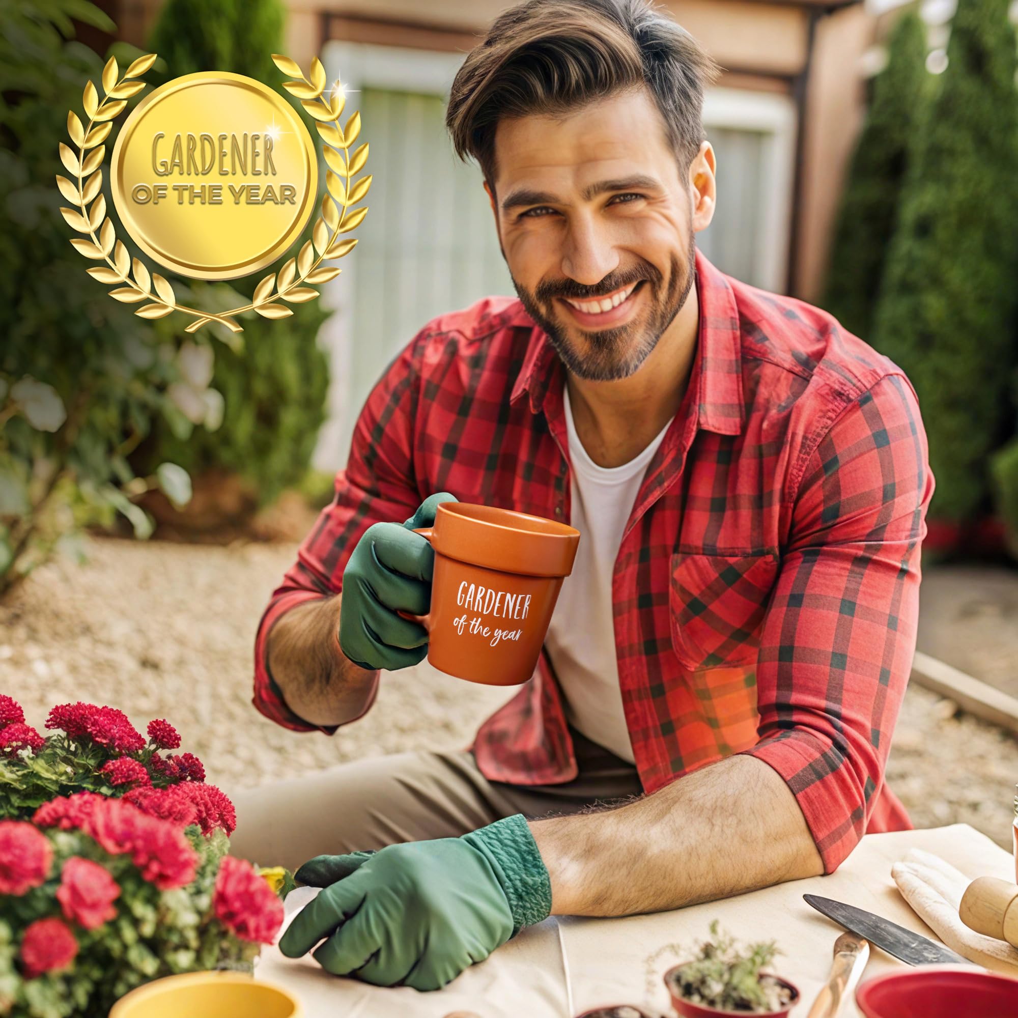 VELENTI coffee mug with shovel spoon for convenient stirring