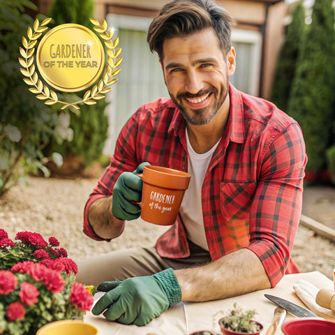 VELENTI coffee mug with shovel spoon for convenient stirring