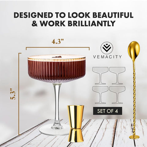 VEMACITY London-designed glassware inspires at-home mixology moments.