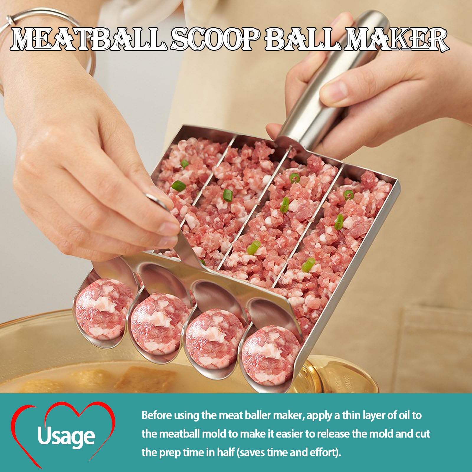 VEMJO meatball maker is dishwasher-safe for easy cleanup after cooking.