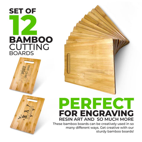 Ven-Trap engraving-ready bamboo board ideal for personalized laser projects.
