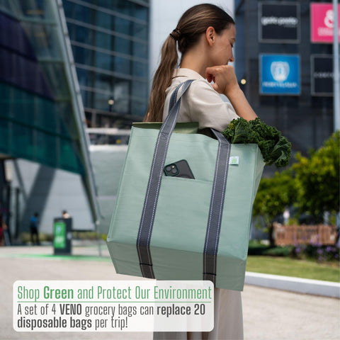 VENO collapsible design stores neatly in car or cabinet.