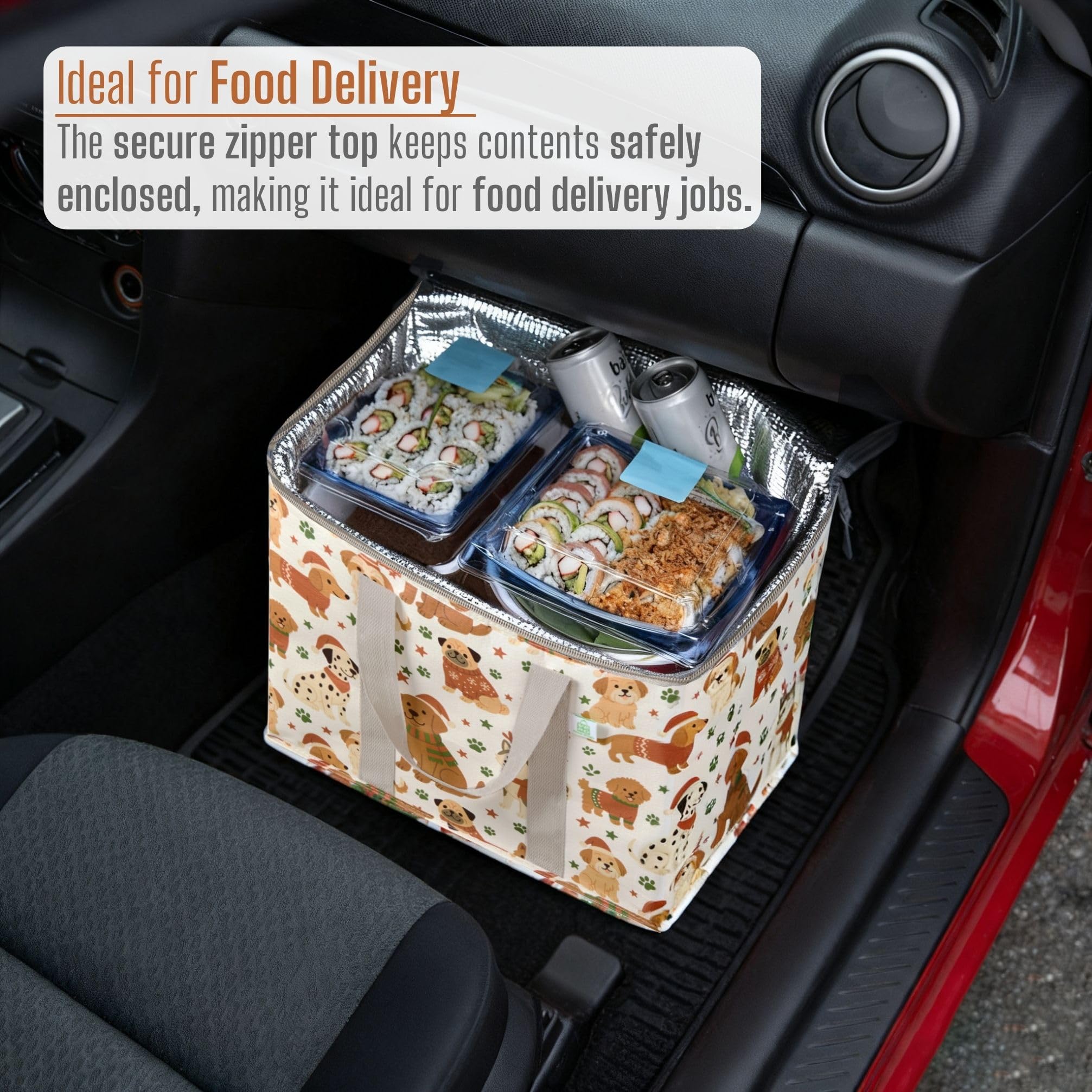 VENO reusable bag reduces plastic waste during errands.