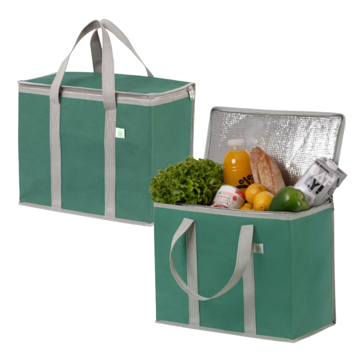 VENO two-pack cooler bag folded flat for easy storage and portability