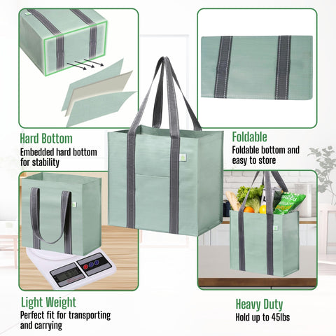 VENO heavy-duty grocery bag with reinforced handles for daily use.