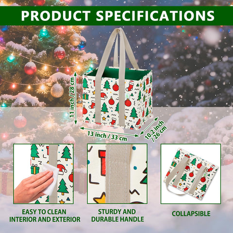 VENO organized shopping cart with three bags for separating bread, produce, and drinks.