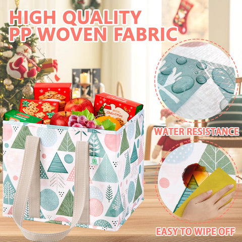VENO water-resistant grocery bags protect contents during rain or spills.