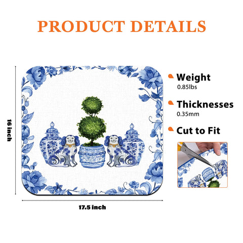 Veqzc Multi-use kitchen counter dining mat works on counters and tables.