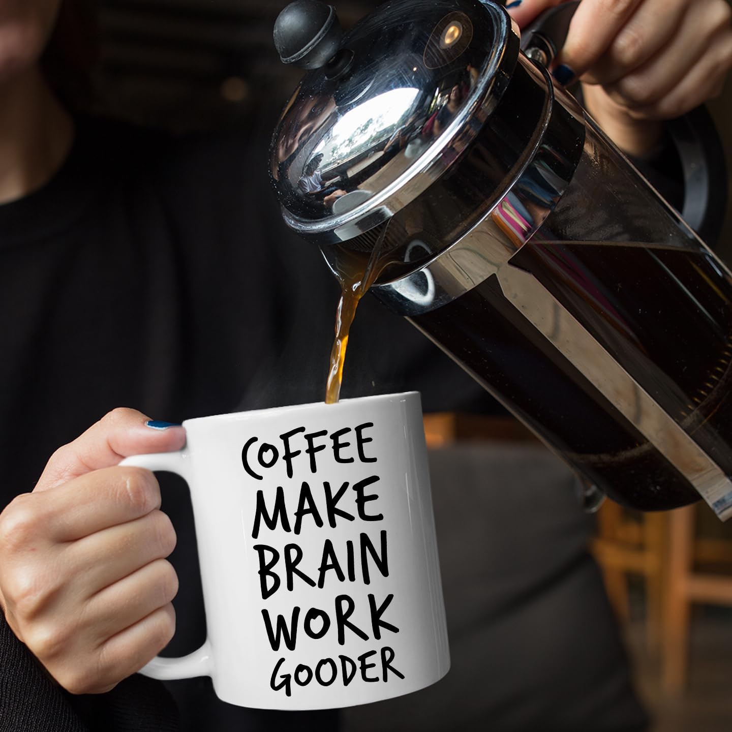 Veracco mug suits home, office, or kitchen use daily.