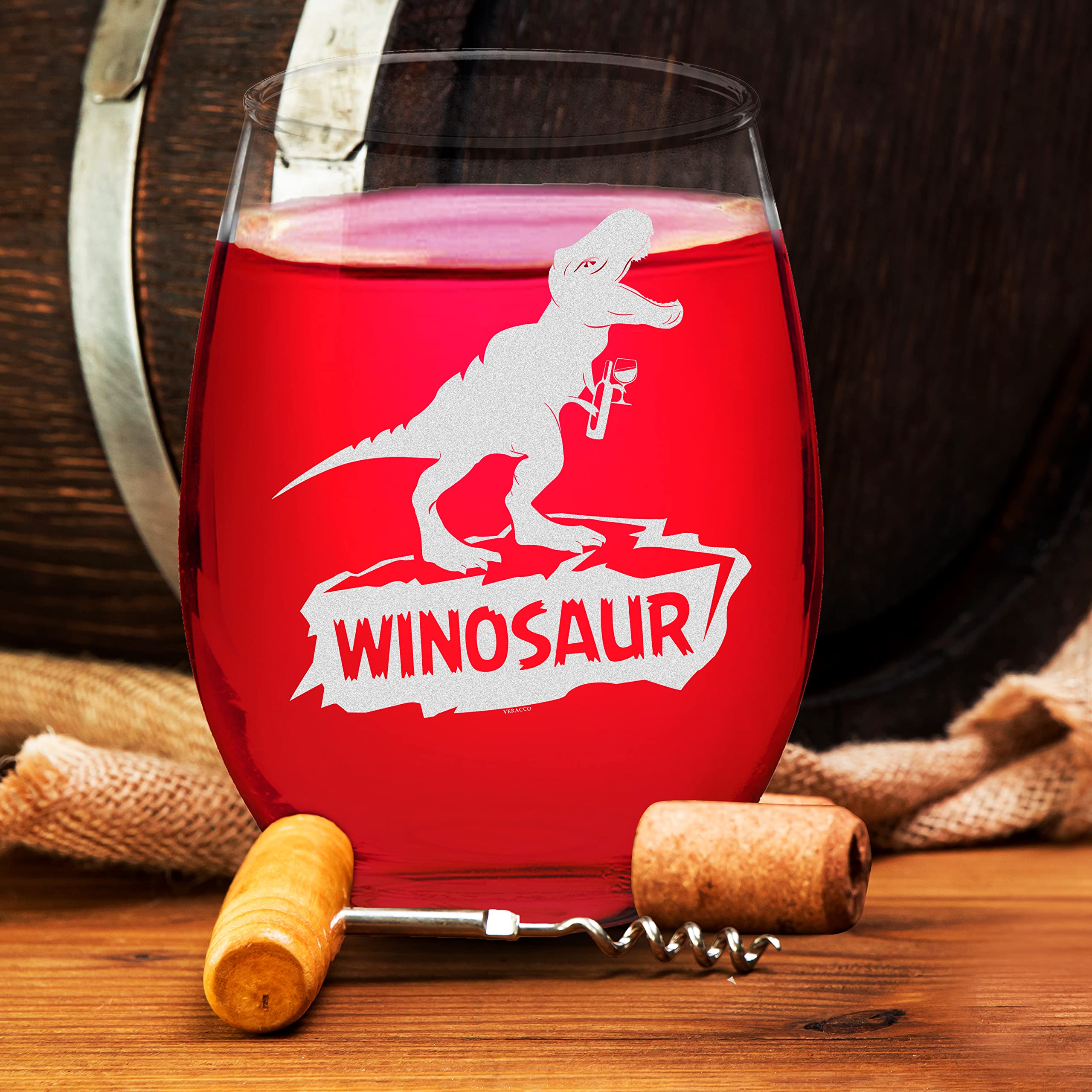 Veracco Winosaur makes a thoughtful birthday or housewarming gift for wine lovers.