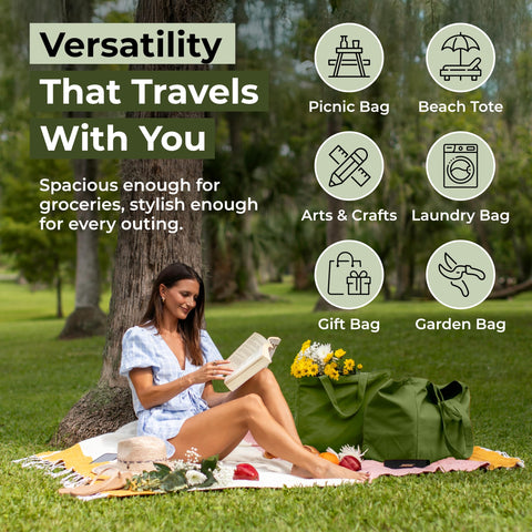 VeraMia 12oz heavy-duty canvas with double stitching for durability