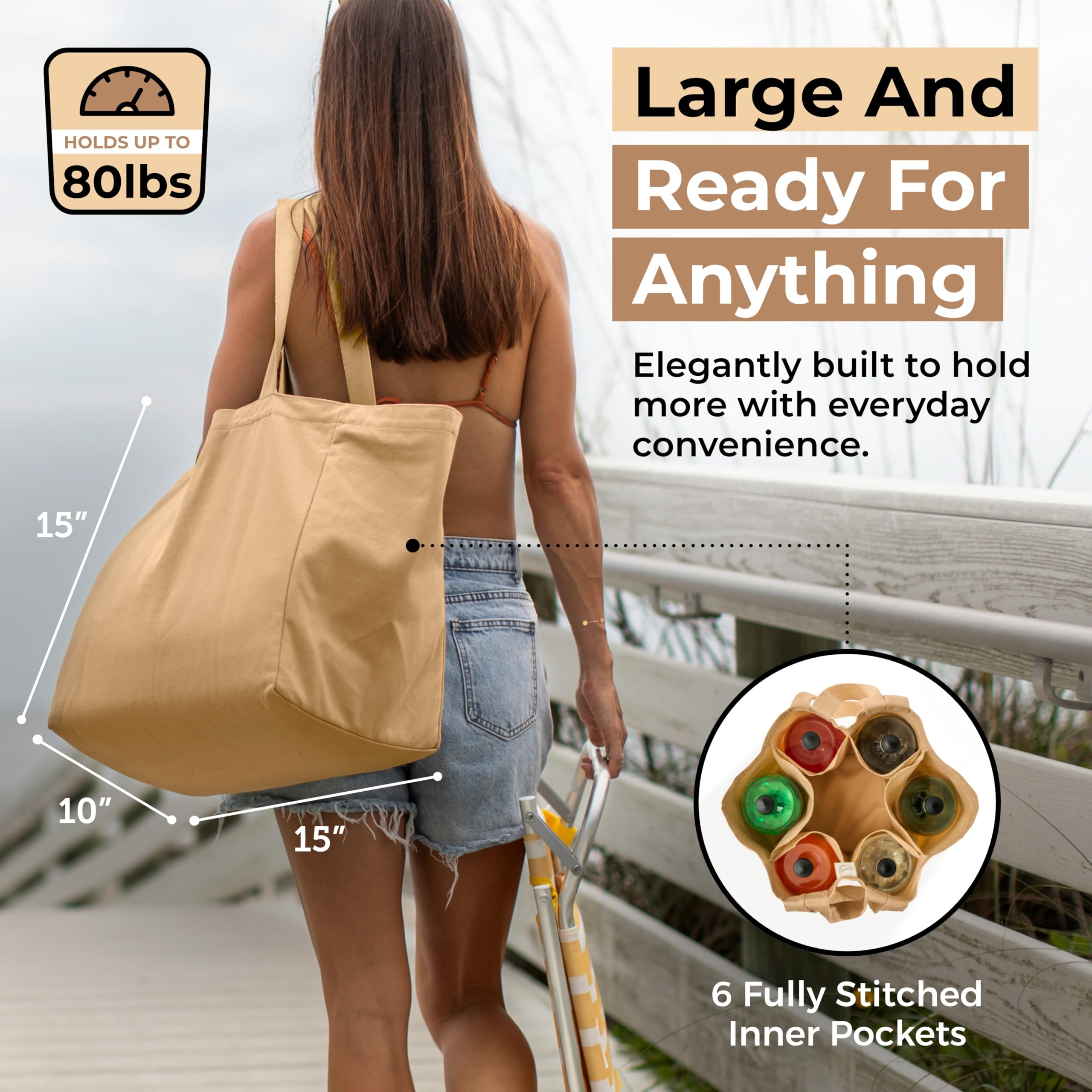 VeraMia bag features a long shoulder strap and short carry handle for flexibility