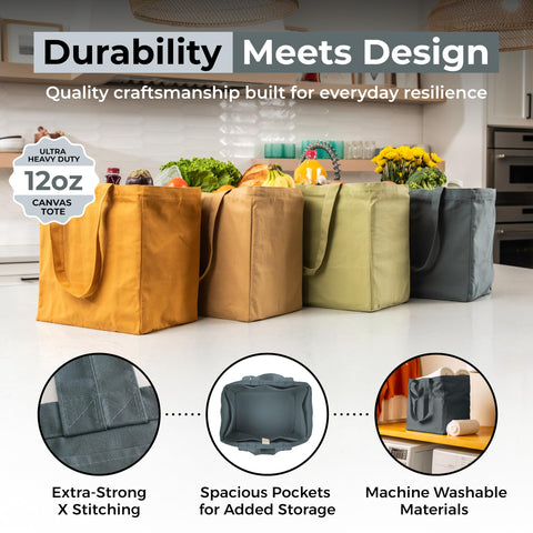 VeraMia bags feature six sewn bottle pockets for organized transport.
