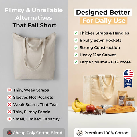 VeraMia bottle pockets inside keep beverages organized