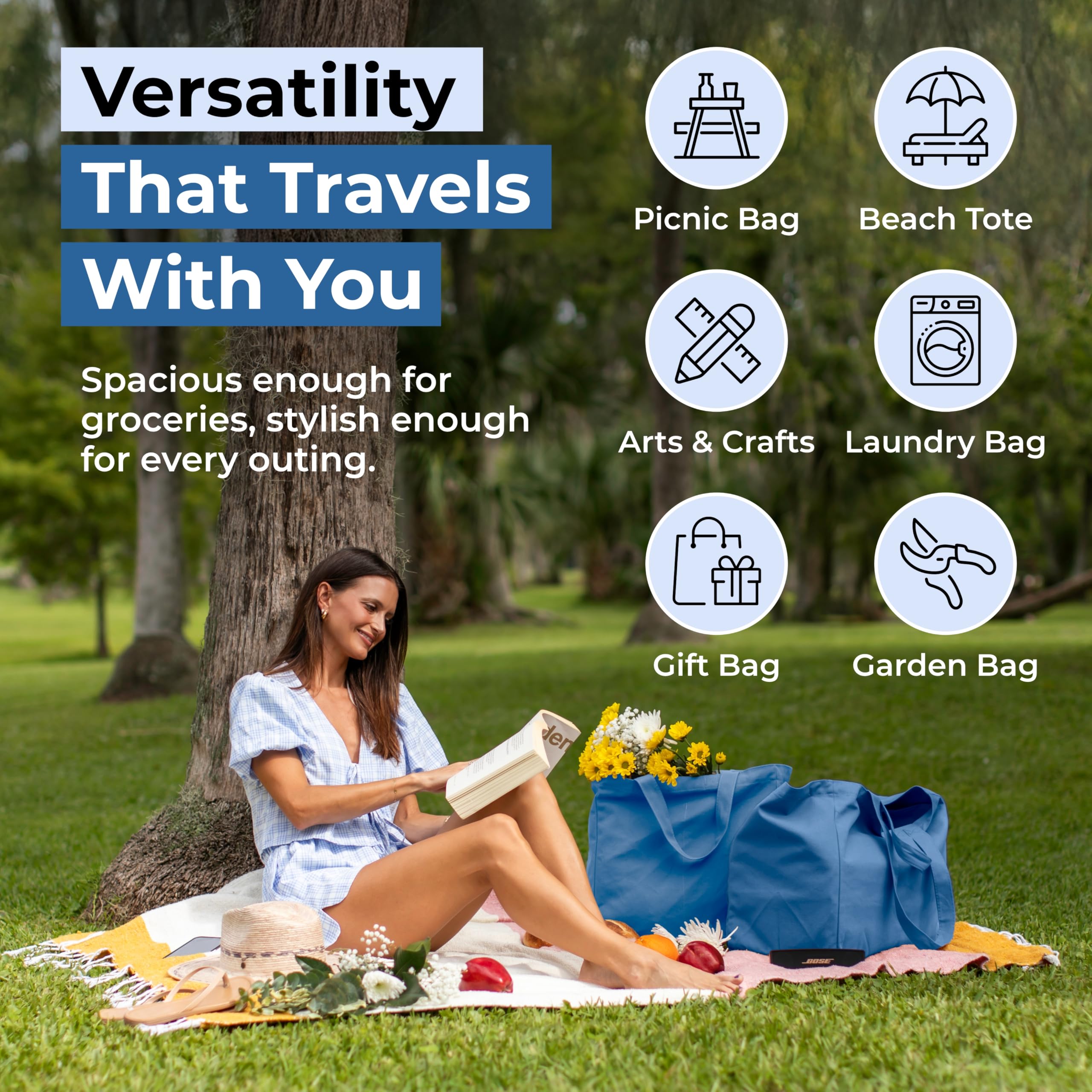 VeraMia 25 inch shoulder strap enables versatile over shoulder carrying.