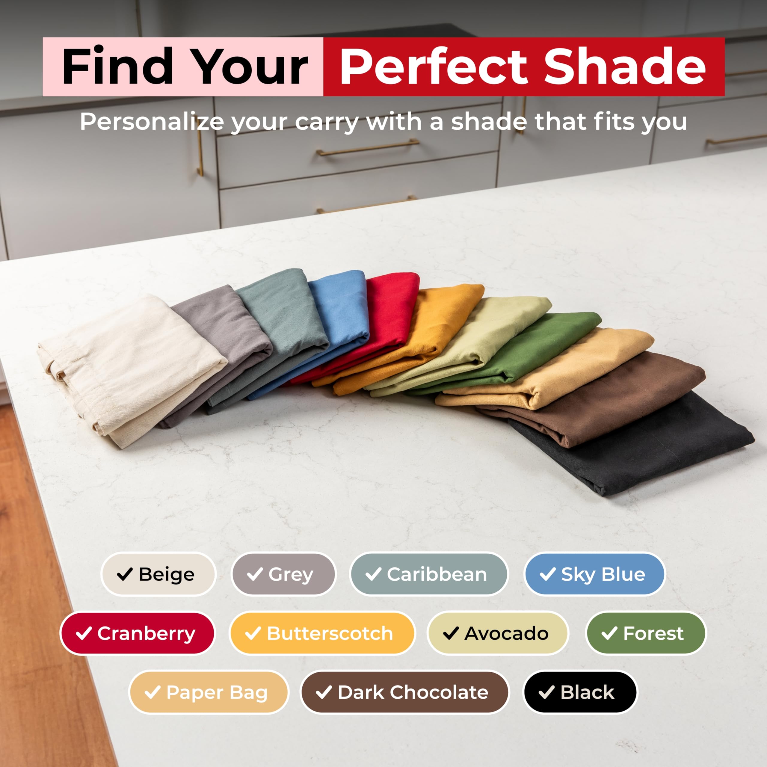 VeraMia canvas grocery bag color variations choose your look.