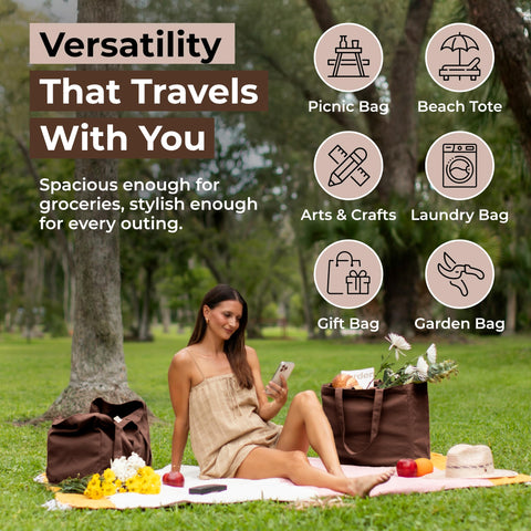 VeraMia heavy-duty 12oz canvas ensures durable daily use