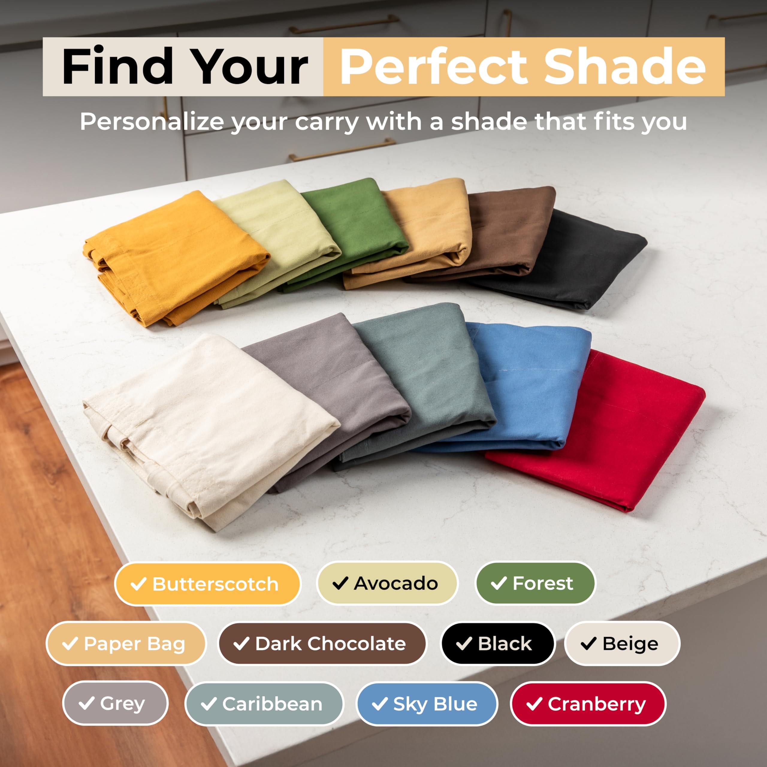 VeraMia durable cotton canvas bag for premium black and grey options